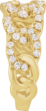 14K Yellow Gold 1 CTW Lab-Grown Diamond Ring