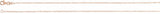 14K Rose Gold 1.25 mm Paperclip-Style 20" Chain