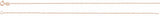 14K Rose Gold 1.25 mm Figaro 18" Chain