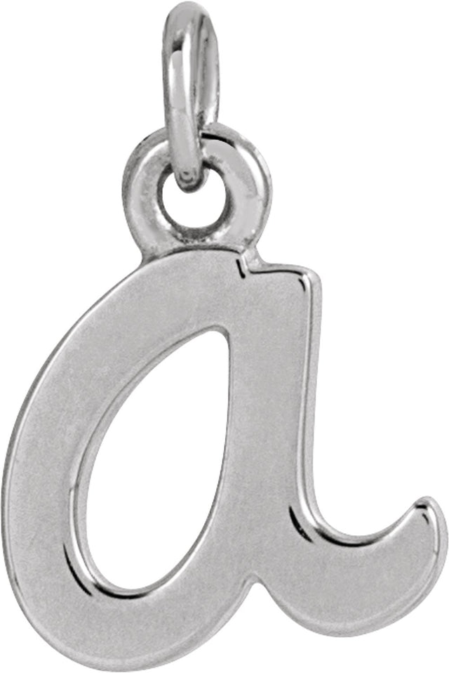 Sterling Silver Petite Initial A Pendant