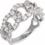 14K White 1 CTW Lab-Grown Diamond Ring