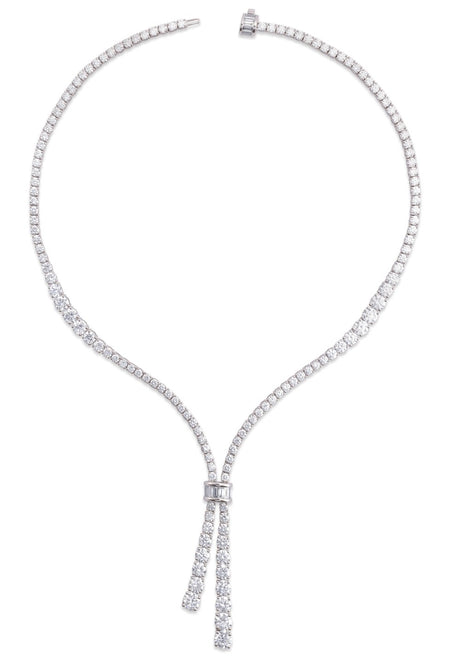 14K White 26 1/5 CTW Lab-Grown Diamond 20" Necklace