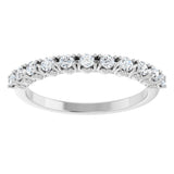 14K White 1/3 CTW Lab-Grown Diamond Anniversary Band