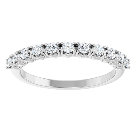 14K White 1/3 CTW Lab-Grown Diamond Anniversary Band