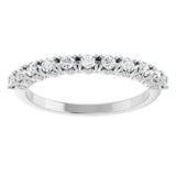 14K White Gold 1/3 CTW Lab-Grown Diamond Anniversary Band