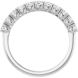 14K White 1/3 CTW Lab-Grown Diamond Anniversary Band