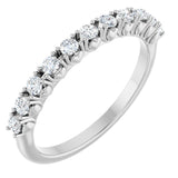14K White 1/3 CTW Lab-Grown Diamond Anniversary Band