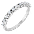 14K White 1/3 CTW Lab-Grown Diamond Anniversary Band