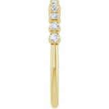 14K Yellow 1/3 CTW Lab-Grown Diamond Anniversary Band