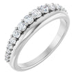 14K White Gold 3/8 CTW Lab-Grown Diamond Anniversary Band