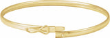 14K Yellow Gold 2.85 mm Bangle 6 4/5" Bracelet