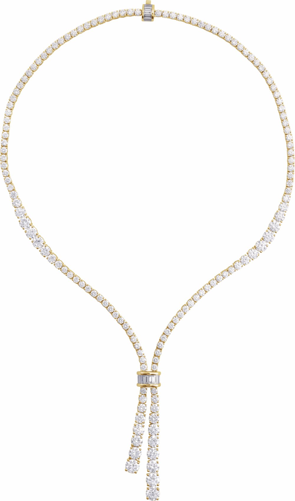 14K Yellow 26 1/5 CTW Lab-Grown Diamond 20" Necklace