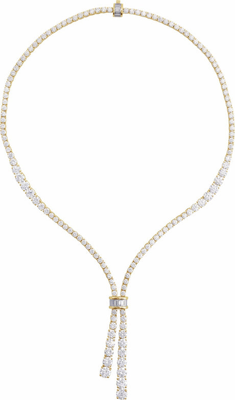 14K Yellow 26 1/5 CTW Lab-Grown Diamond 20" Necklace