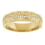 14K Yellow Gold 1/4 CTW Natural Diamond Band