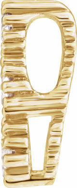 14K Yellow 1/8 CTW Natural Diamond Three-Stone Pendant