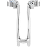 14K White 1/3 CTW Lab-Grown Diamond Ring Guard