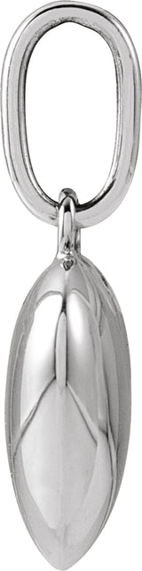 Sterling Silver Puffed Heart Pendant