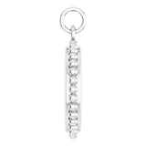 Sterling Silver Engravable Beaded Charm/Pendant