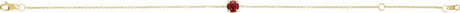 14K Yellow Lab-Grown Ruby  6 1/2-7-1/2" Bracelet