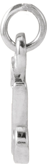 Sterling Silver Petite Initial R Pendant