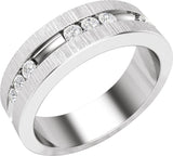 14K White 1/2 CTW Lab-Grown Diamond Band