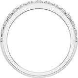 14K White 2 CTW Lab-Grown Diamond Band