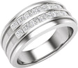 14K White 1 1/4 CTW Lab-Grown Diamond Band