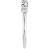 14K White 1/4 CTW Natural Diamond Anniversary Band