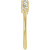14K Yellow Gold 1/4 CTW Natural Diamond Anniversary Band