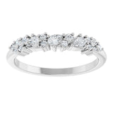 14K White Gold 1/4 CTW Lab-Grown Diamond Anniversary Band