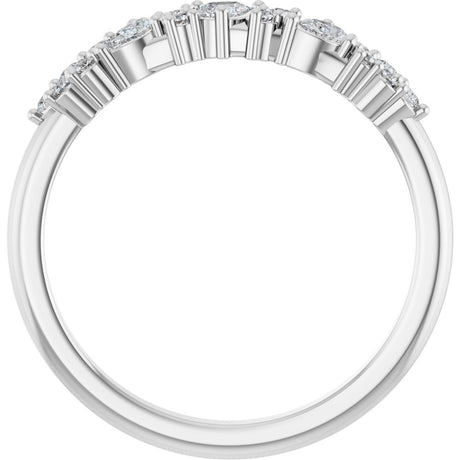 14K White 1/4 CTW Lab-Grown Diamond Anniversary Band