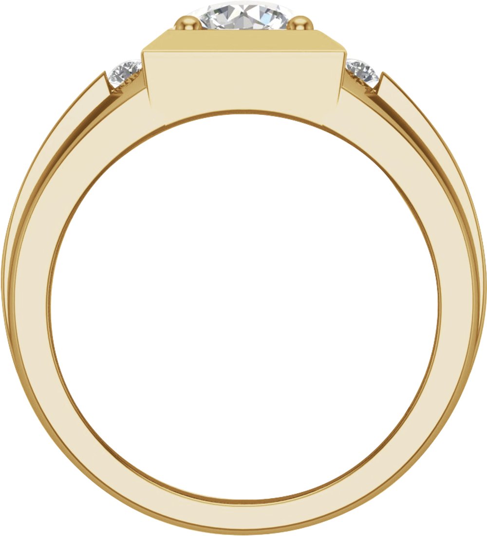 14K Yellow 1 3/4 CTW Lab-Grown Diamond Band