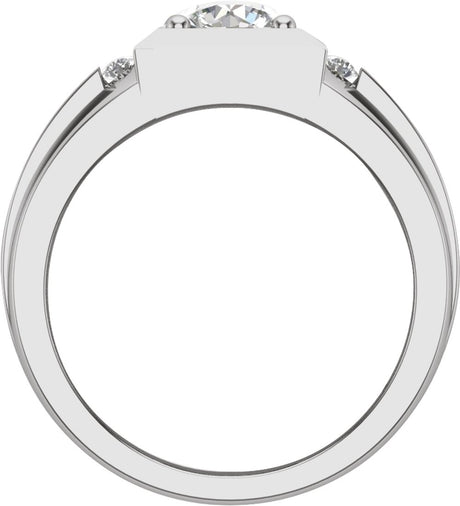 14K White 1 3/4 CTW Lab-Grown Diamond Band