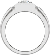14K White 1 3/4 CTW Lab-Grown Diamond Band