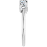 14K White 1/2 CTW Natural Diamond Anniversary Band