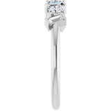 14K White Gold 1/2 CTW Natural Diamond Anniversary Band