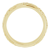 14K Yellow Gold 1/5 CTW Natural Diamond Band