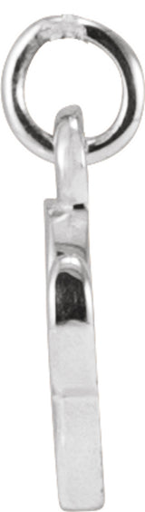 Sterling Silver Petite Initial O Pendant