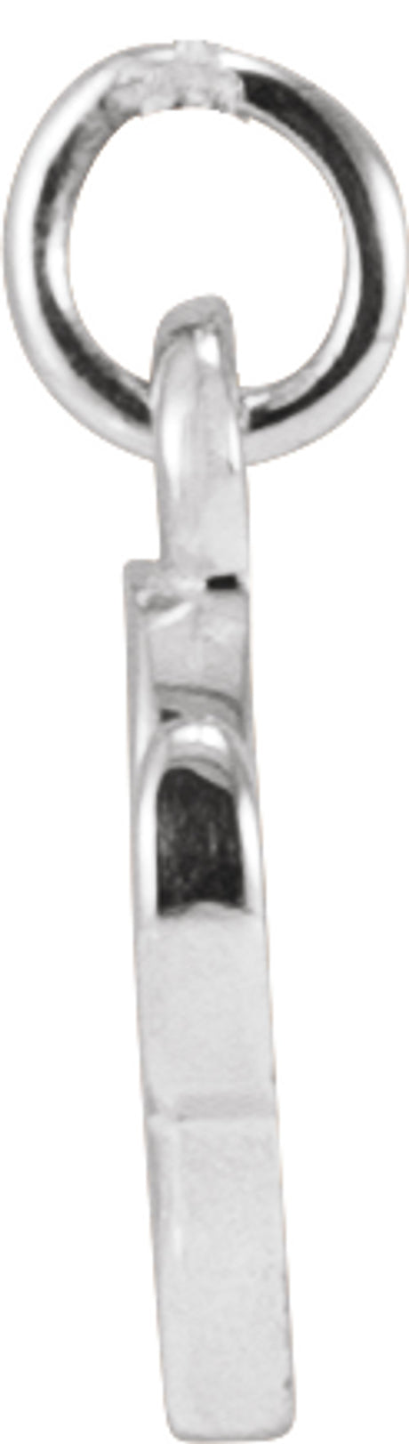 Sterling Silver Petite Initial O Pendant