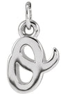 Sterling Silver Petite Initial O Pendant