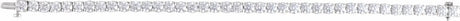 14K White Gold 12 CTW Lab-Grown Diamond Line 7" Bracelet