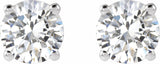 14K White Gold 1 CTW Natural Diamond Earrings