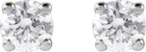 14K White Gold 1/4 CTW Lab-Grown Diamond Earrings