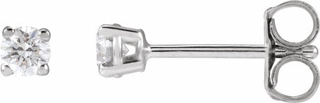14K White Gold 1/5 CTW Lab-Grown Diamond Earrings