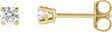 14K Yellow Gold 1/4 CTW Lab-Grown Diamond Earrings