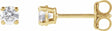 14K Yellow Gold 1/3 CTW Lab-Grown Diamond Earrings