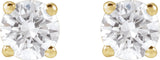 14K Yellow 1/2 CTW Lab-Grown Diamond Earrings