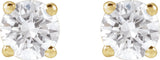 14K Yellow Gold 1/2 CTW Lab-Grown Diamond Earrings