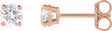 14K Rose Gold 1/2 CTW Lab-Grown Diamond Earrings