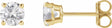 14K Yellow Gold 5/8 CTW Lab-Grown Diamond Stud Earrings